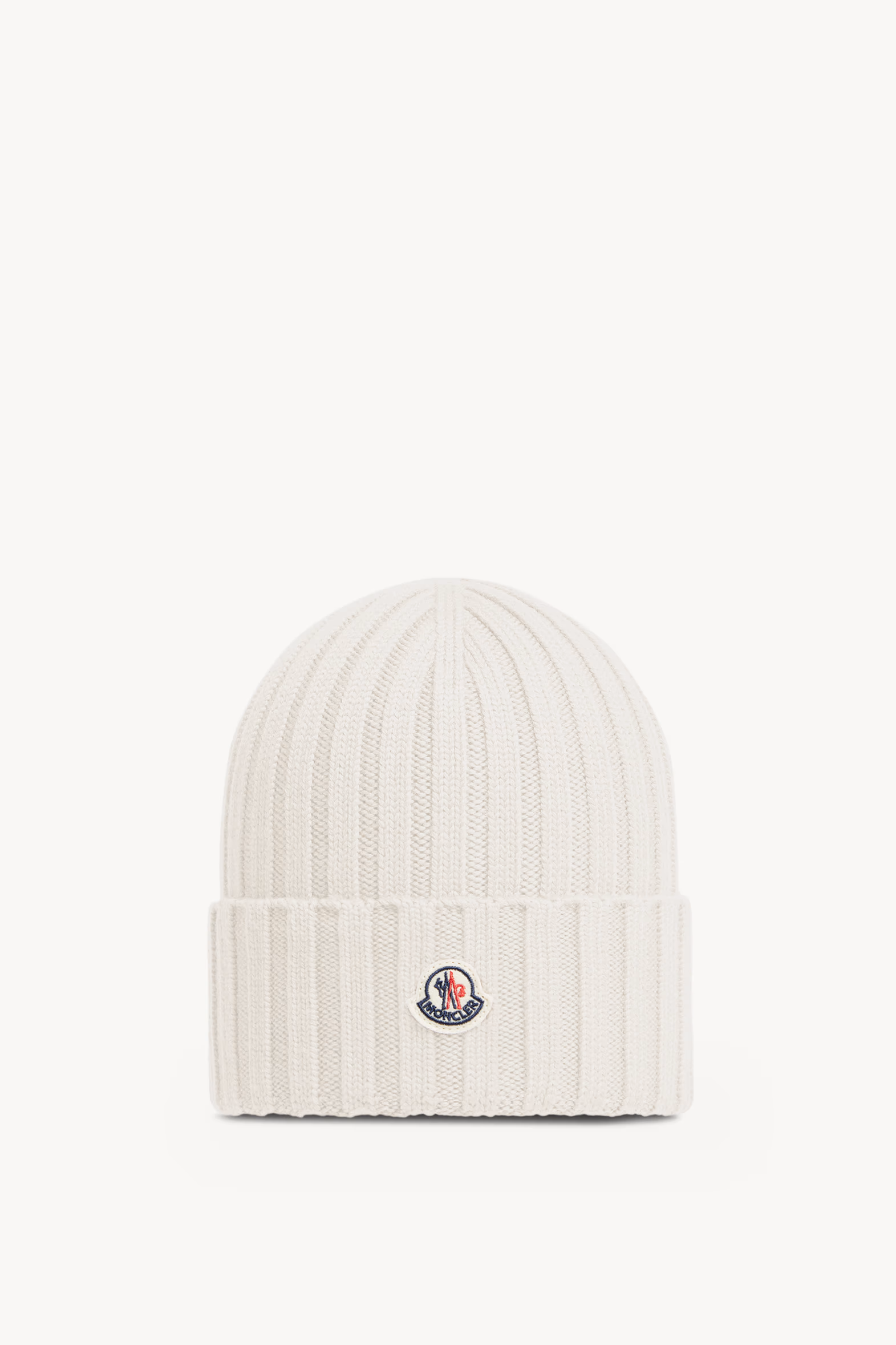 Wool Beanie Women White Moncler 0